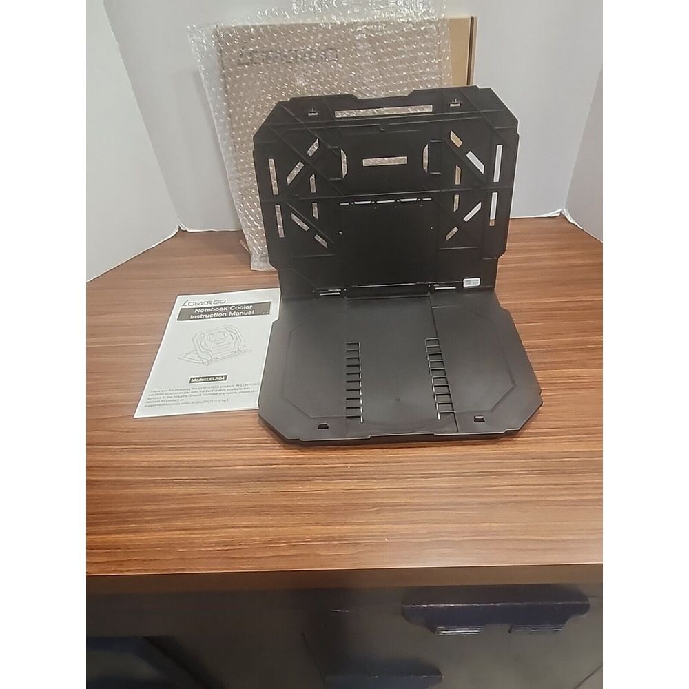 NIB Lorergo Notebook Cooler Swivel Base Stand LELR04 - Picture 3 of 6